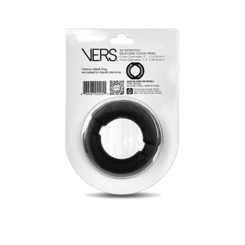 VERS Liquid Silicone Weighted Steel Core C-Ring 7.6 cm COCK RINGS