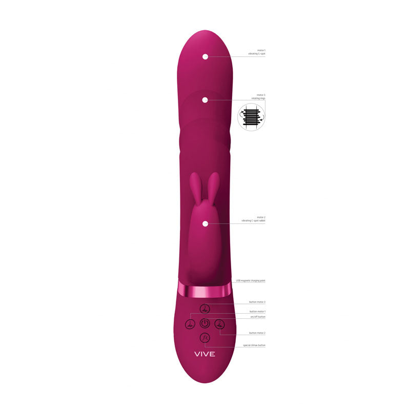 Vive Nari Rabbit Vibrator Pink > Vibrators > Ladies > Rabbit