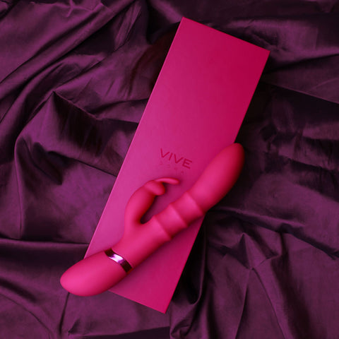 Vive Sora G-Spot Rabbit Vibrator Deep Pink VIBRATORS-RABBIT