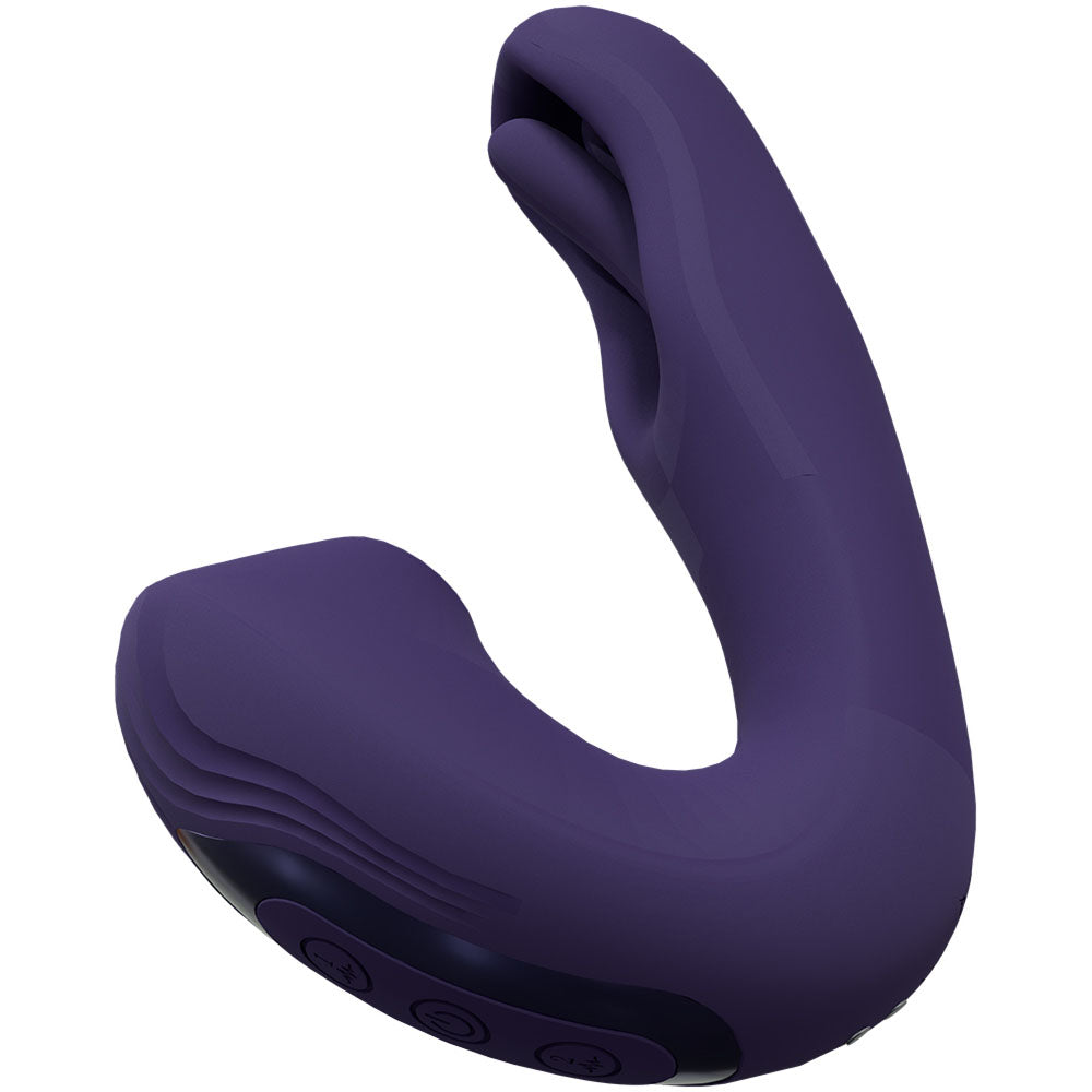 Vive Yuna Flapping Tongue and Suction Vibrator Deep Purple > Vibrators > Unconventional