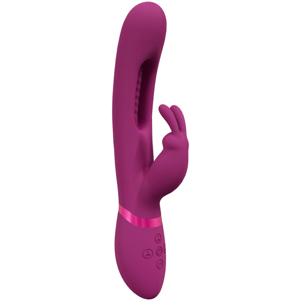 VIVE Mika (USB Rechargeable) – 23.2 cm Rabbit Vibrator with Flapping Shaft Secondary image