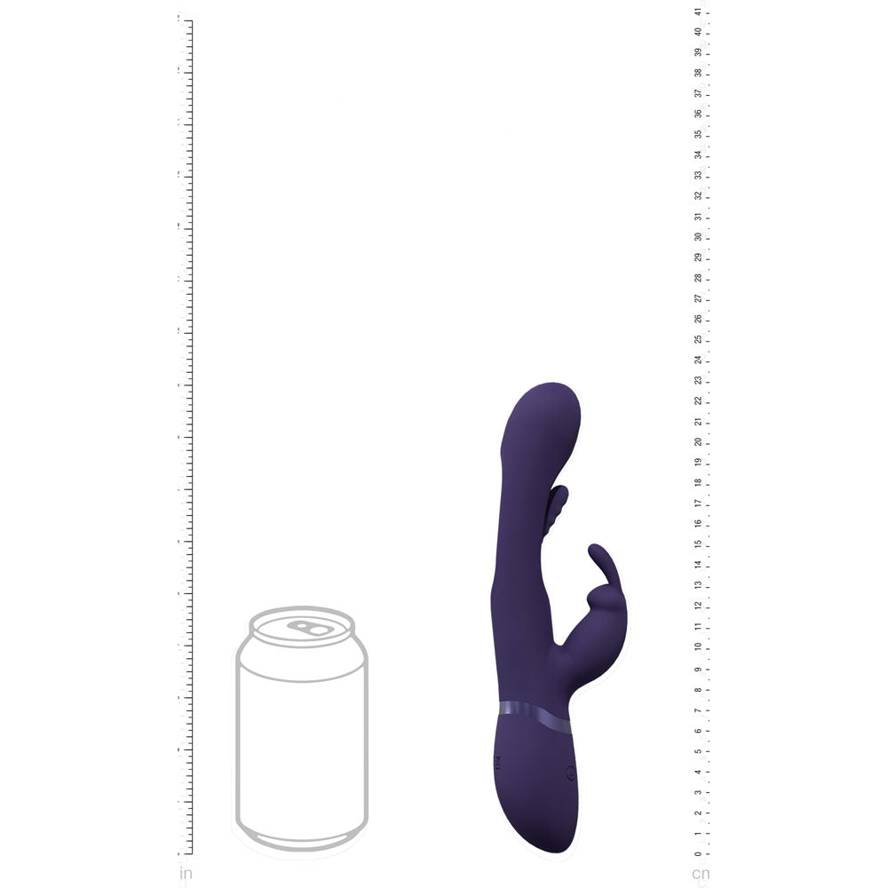 Vive Mika 9.13 Inch Flapping Tongue Rabbit Vibrator | Deep Purple 3 Motors > Vibrators > Ladies > Rabbit