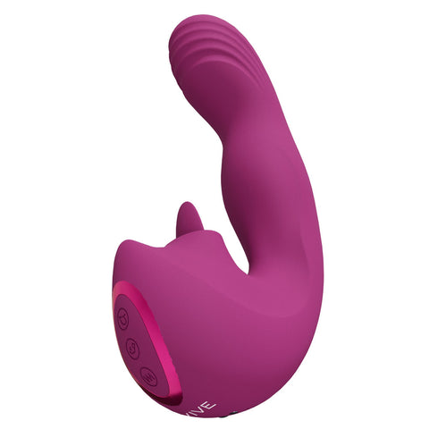 Vive Yumi Triple Motor G Spot Vibrator Deep Pink Vibrators - G Spot