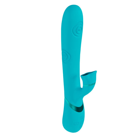 VIVE Fiore - 25 cm USB Rechargeable Tapping Rabbit Vibrator VIBRATORS-RABBIT