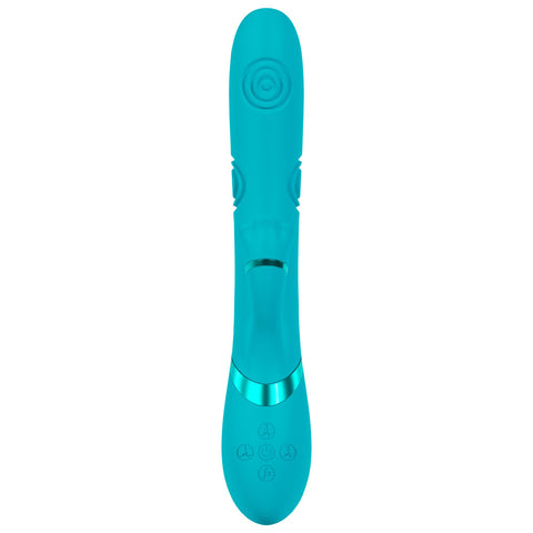 VIVE Fiore - 25 cm USB Rechargeable Tapping Rabbit Vibrator VIBRATORS-RABBIT