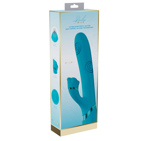 VIVE Fiore - 25 cm USB Rechargeable Tapping Rabbit Vibrator VIBRATORS-RABBIT