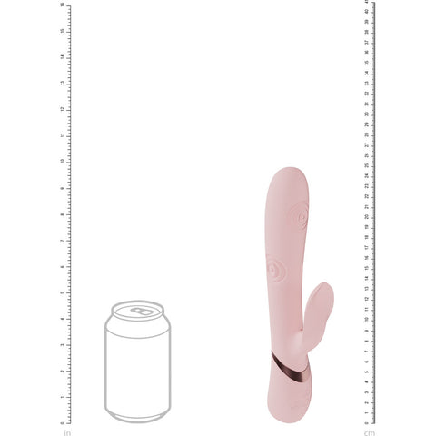 VIVE Fronda - 25 cm USB Rechargeable Tapping Rabbit Vibrator VIBRATORS-RABBIT