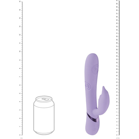 VIVE Pallina 25 cm USB Rechargeable Tapping Rabbit Vibrator VIBRATORS-RABBIT