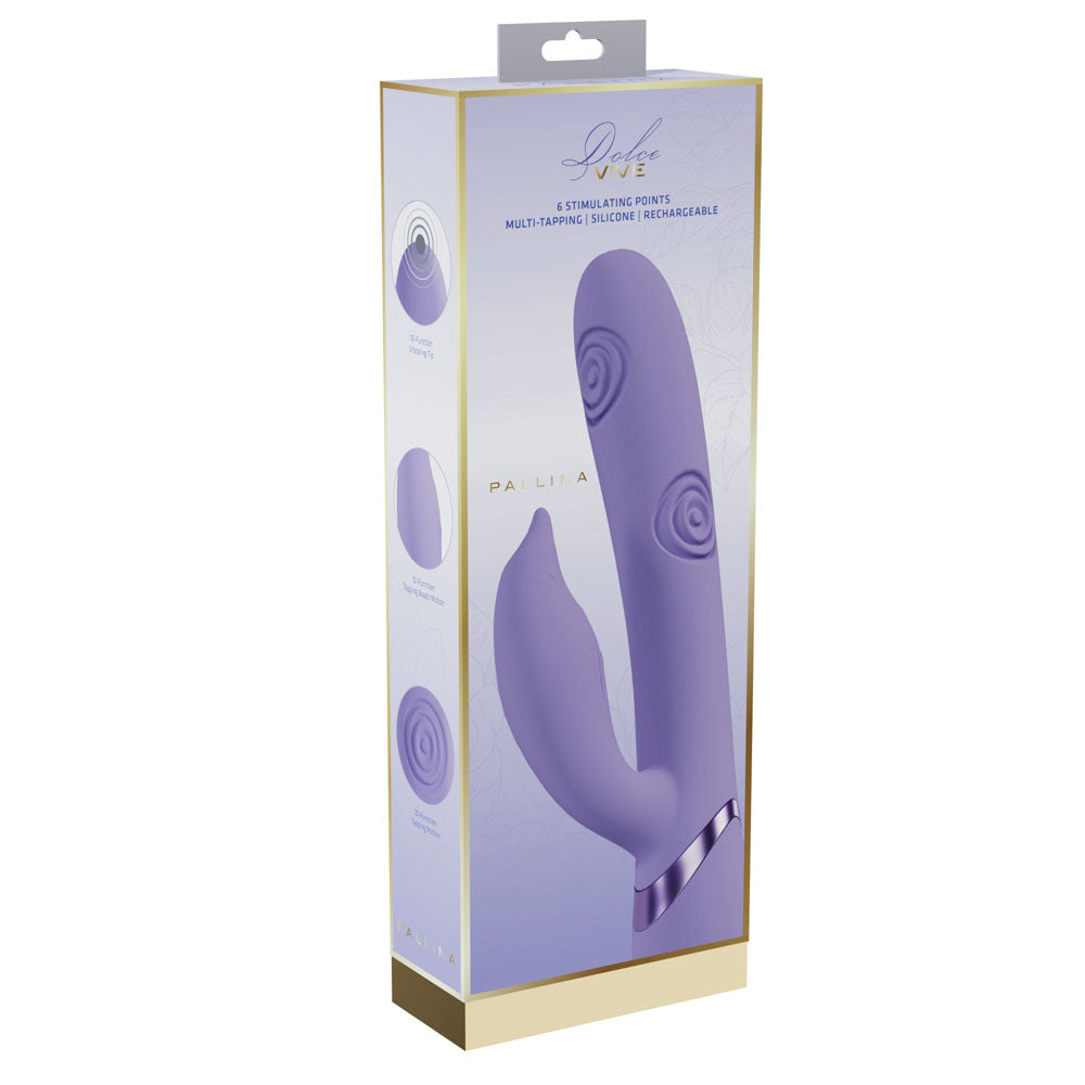 VIVE Pallina 25cm Tapping Rabbit Vibrator with 6 Points of Stimulation > Vibrators > Ladies > Rabbit