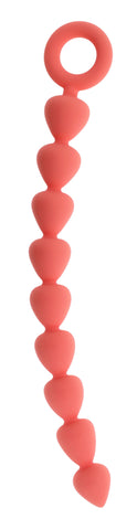 Peaches N Creame (Peach) – Silicone Ergonomic Anal Beads Beads