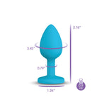 Gemma Silicone Jewel Butt Plug – Vibrant Tapered Butt Plug