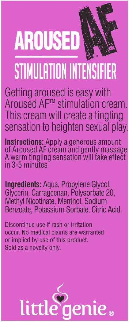 Aroused AF Female Stimulation Cream 44 ml 1.5 oz Tube Enhancers Female