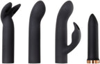 Evolved Four Play Bullet With Three Sleeves > Vibrators > Mini Vibrators