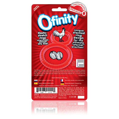 Ofinity Double Erection Ring > Cock Ring > Single