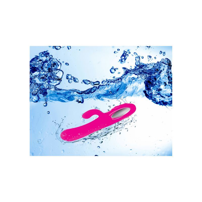 Viben Hypnotic Thrusting Rabbit Vibrator with Swinging Clitoral Stimulator in Hot Pink Secondary image