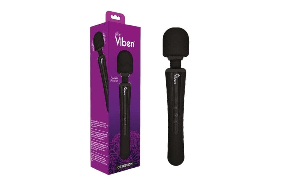 Viben Obsession Wand Massager in Black > Sex Toys > Massage Wands