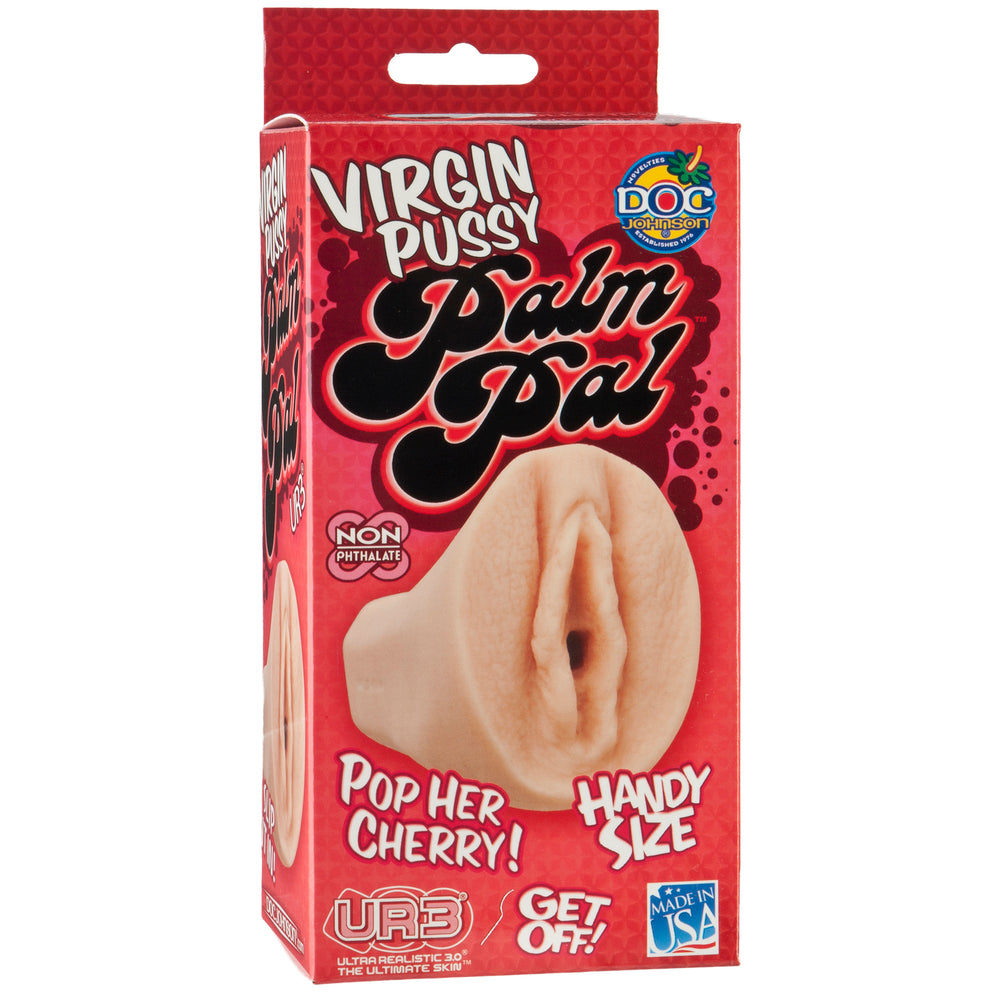 Virgin Palm Pal Male Masturbator Pocket Sleeve Realistic Strokers - Manual