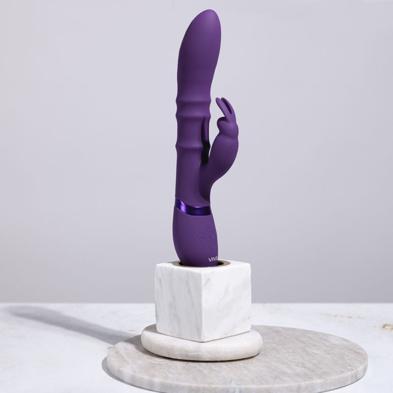 Vive Sora G-Spot Rabbit Vibrator Purple VIBRATORS-RABBIT