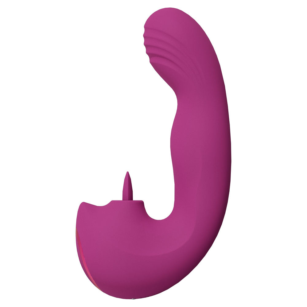 Vive Yumi Triple Motor G Spot Vibrator Deep Pink Vibrators - G Spot