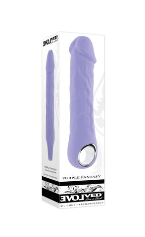 Evolved FANTASY Multi-Speed Vibrator 18.4 cm Waterproof Purple > Sex Toys For Ladies > Finger Vibrators