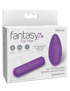 Fantasy For Her Remote Control Bullet - Purple 3 Inch > Vibrators > Mini Vibrators