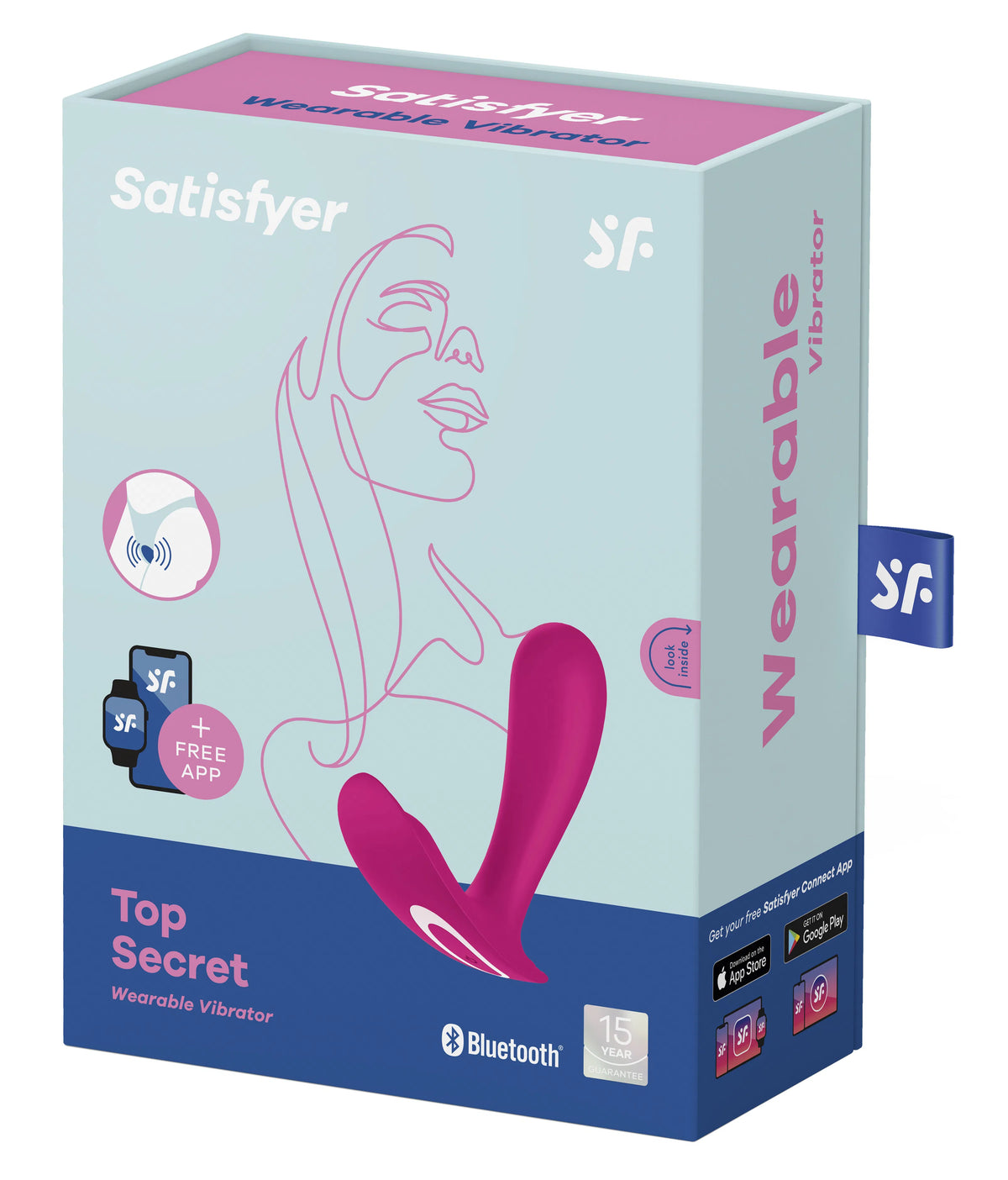 Satisfyer Top Secret Wearable Vibrator – App-Controlled Wearable Vibrator > Sex Toys For Ladies > Panty Vibes