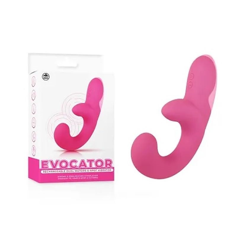 Evocator - Pink G-Spot Vibrator with Dual Motors > Sex Toys For Ladies > G-Spot Vibrators
