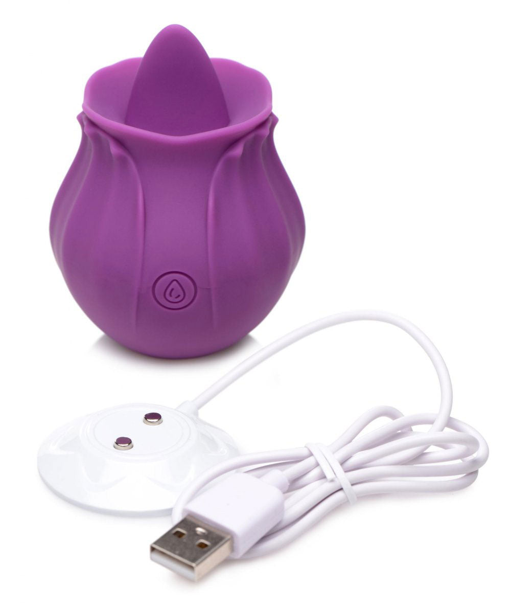Bloomgasm Wild Violet 10X Licking Stimulator > Sex Toys For Ladies > Rose Stimulators