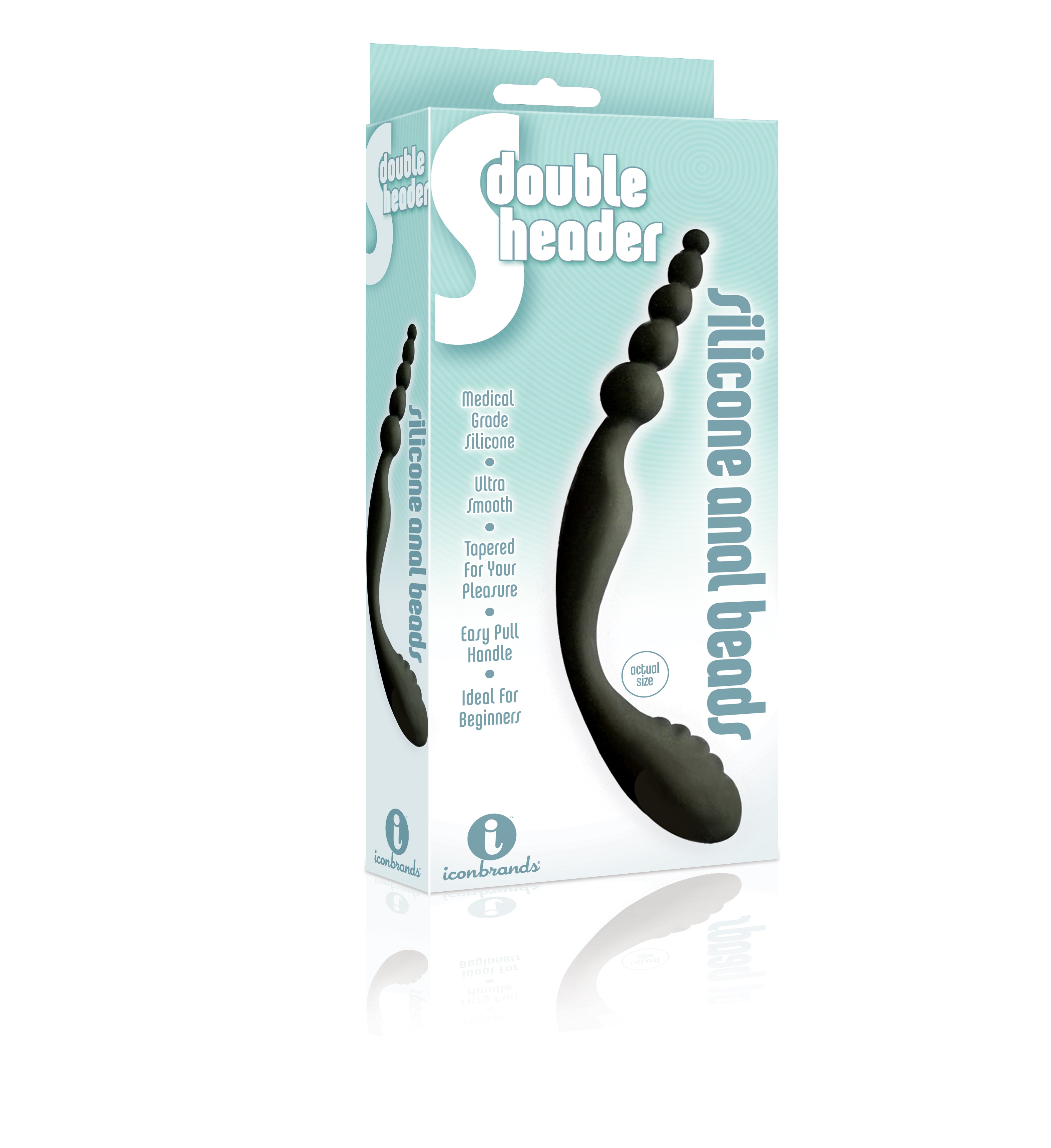The 9's S-Double Header – Double Ended Silicone Anal Beads Secondary image