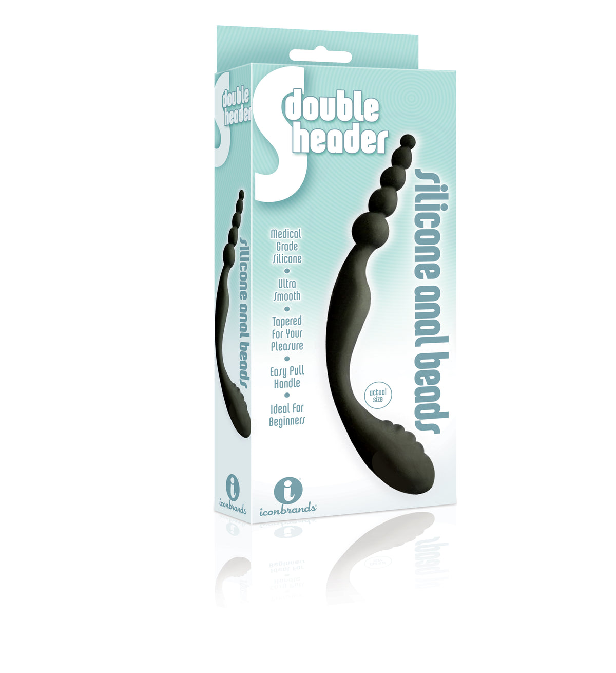 The 9's S-Double Header – Double Ended Silicone Anal Beads Black > Anal Range > Anal Beads