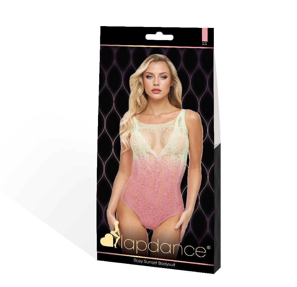 Lapdance Rosy Sunset (Cream/Rose) – One Size Bodysuit Pink One Size > Clothes > Bodies and Playsuits