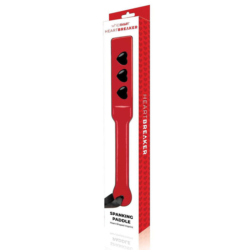 WhipSmart Heartbreaker Spanking Paddle Red > Bondage Gear > Paddles