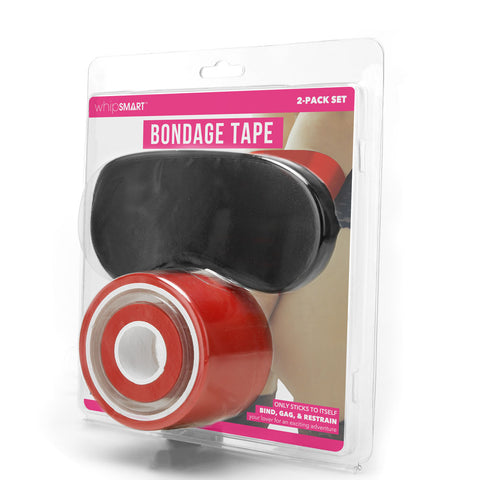 WhipSmart Bondage Tape 30 Metre Red Self Adhesive Restraint Accessory Red Restraints
