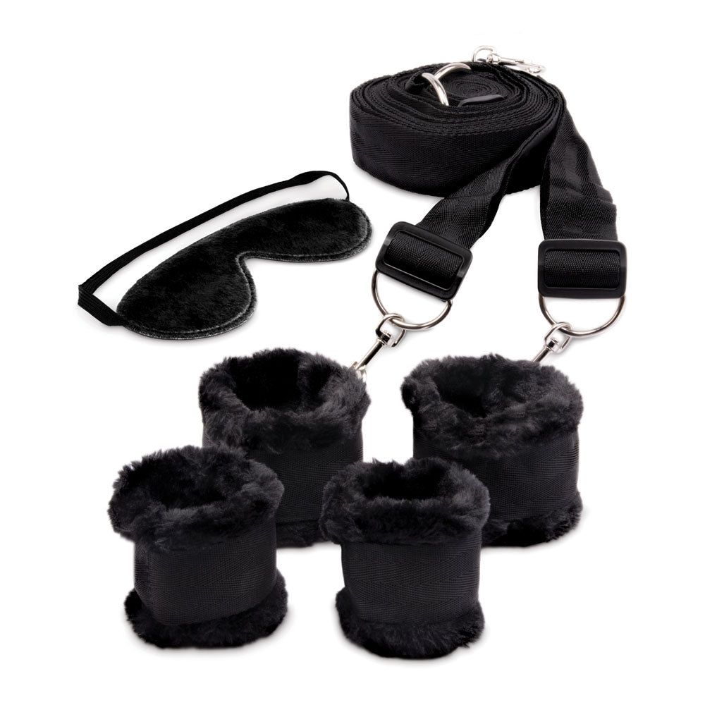 WhipSmart Fuzzy Bedroom Bondage Kit – Bedroom Bondage Kit Secondary image