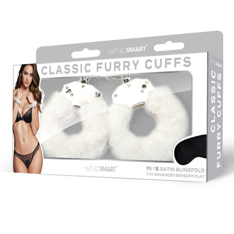 WhipSmart Classic Furry Cuffs – Luxurious Faux Fur Comfort Restraints