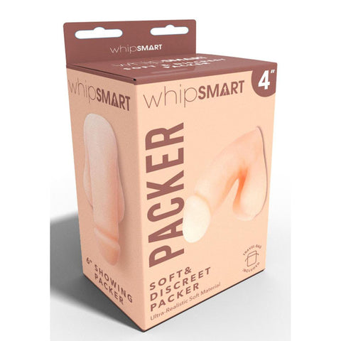 WhipSmart 4 Inch Soft and Discreet Packer Flesh Packers