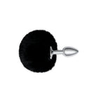WhipSmart Furry Tales Bunny Tail Black Metal Plug > Anal Range > Tail Butt Plugs
