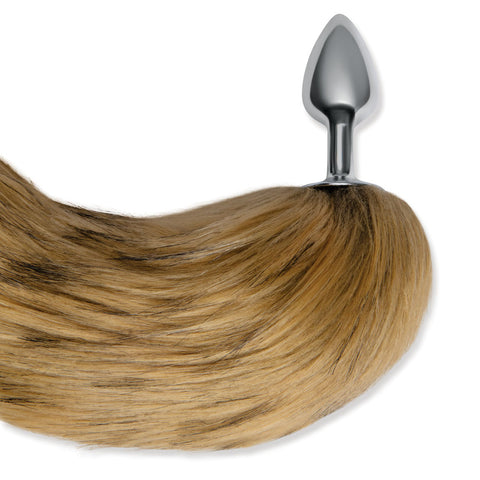 WhipSmart Furry Tales 14 Inch Brown Fox Tail Adult Accessory Tails