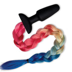 WhipSmart Furry Tales Silicone Rainbow Tail Anal Plug > Anal Range > Tail Butt Plugs