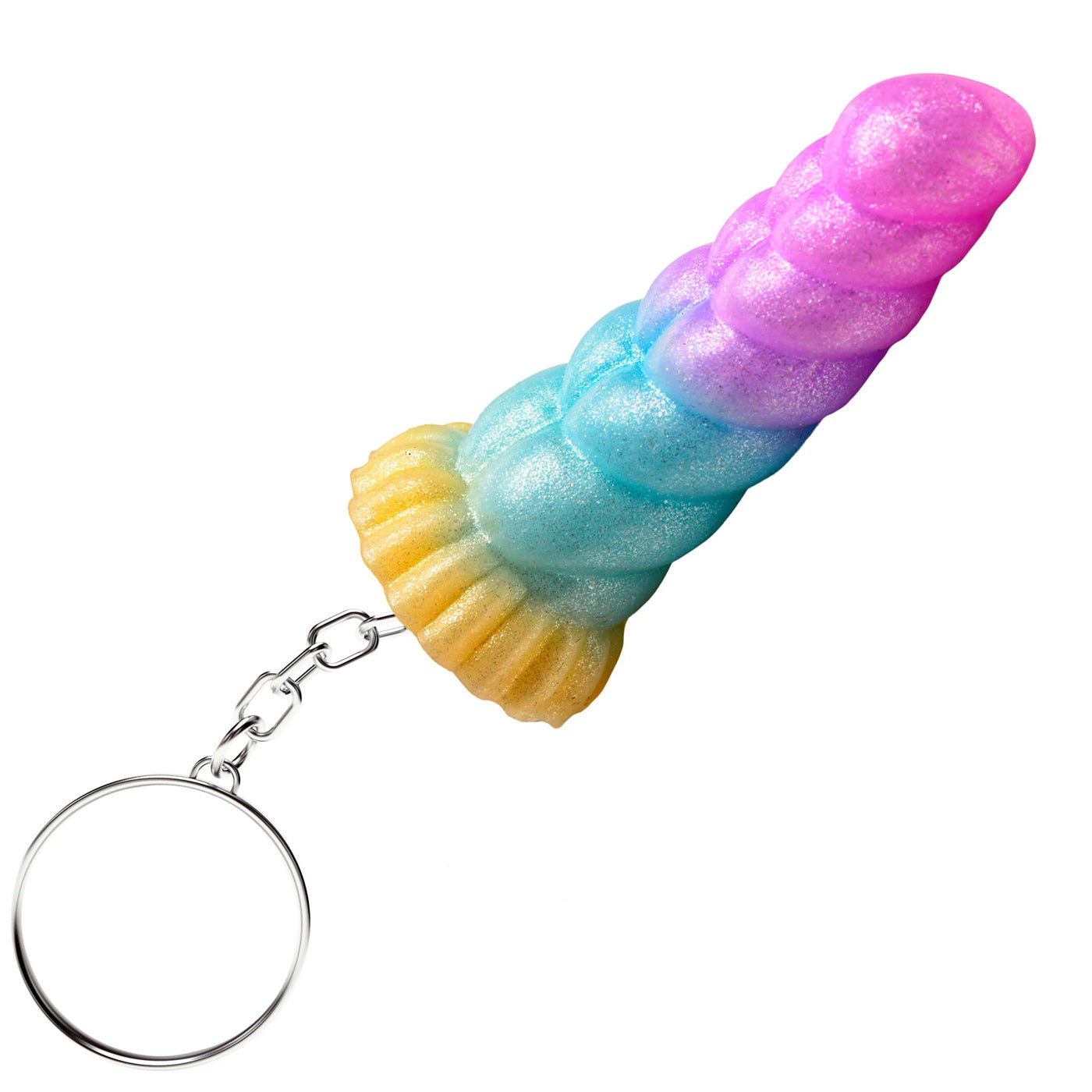 Mystique Unicorn Keychain Playful Novelty Adult Accessory Fantasy-Themed Keychain > Novelties > Gag Gifts Main image