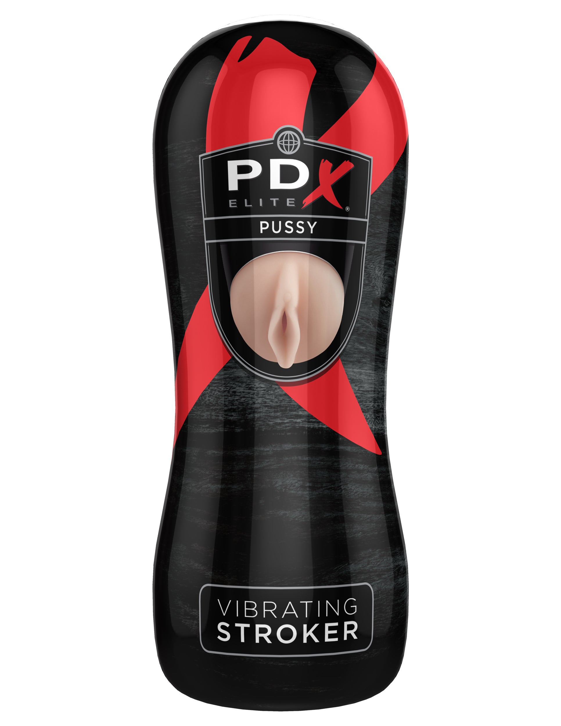Pipedream Extreme Toyz Elite Vibrating Stroker – 6.5 Inches Stroker Pussy > Sex Toys For Men > Masturbators > Vibrating