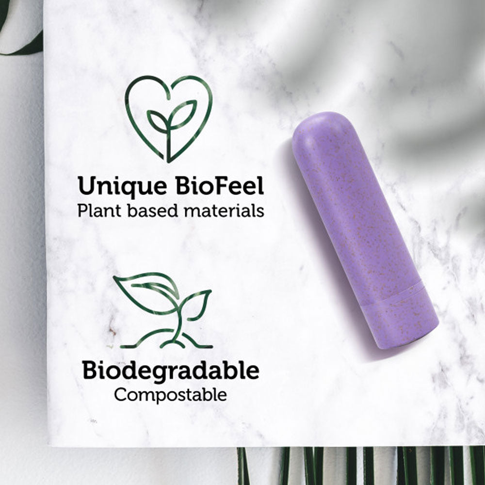 Gaia Eco Rechargeable Bullet Lilac USB Rechargeable Vibrator BULLETS
