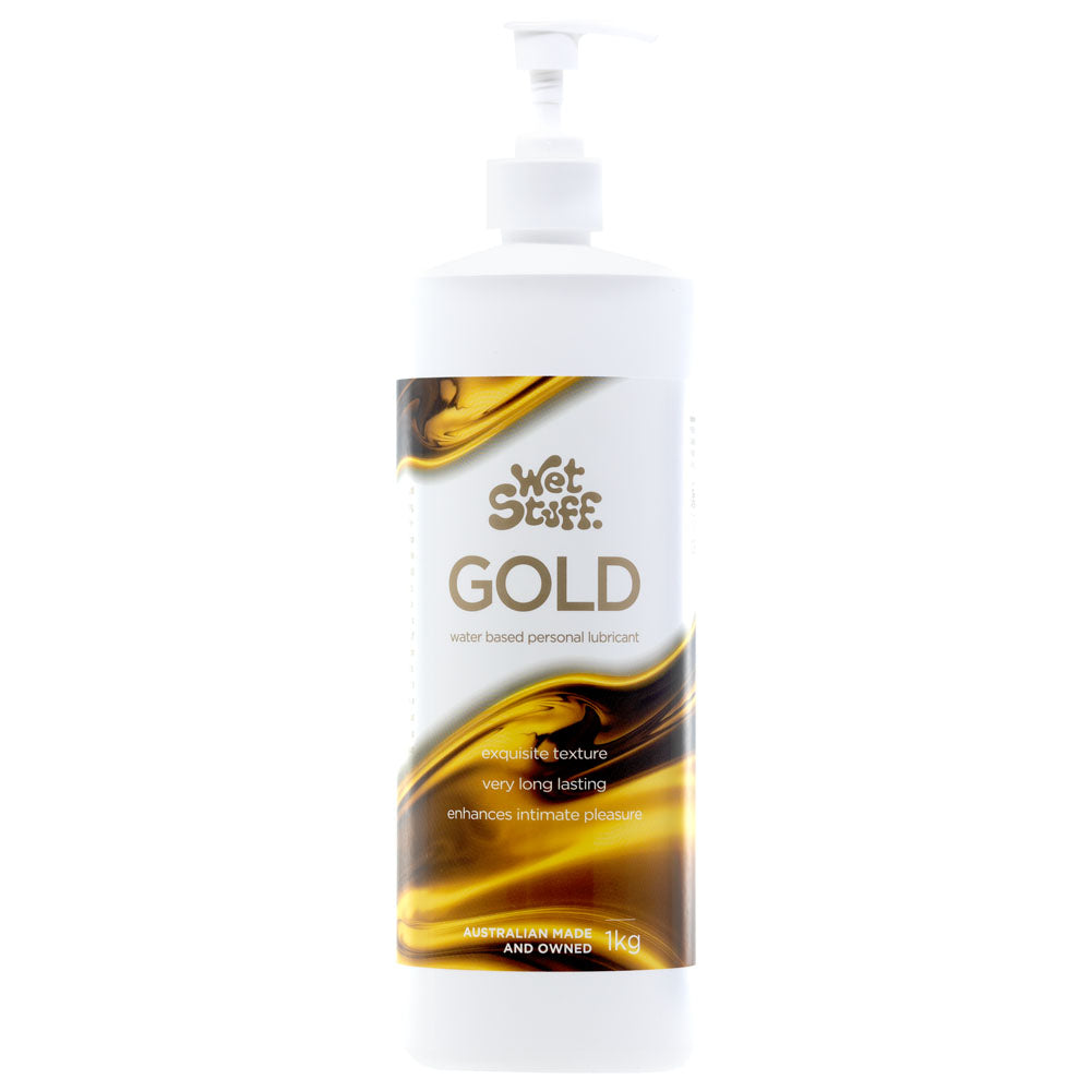 Wet Stuff Gold Premium Lubricant – Long-Lasting 1kg > Lube > Water Based Main image