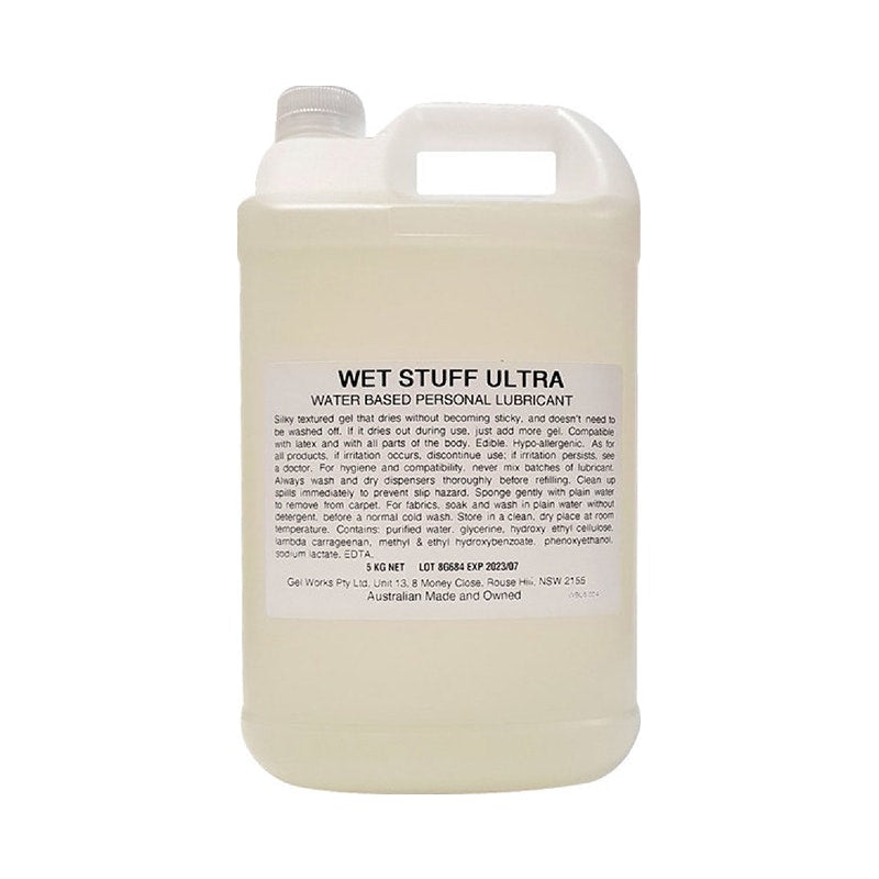 Wet Stuff Ultra – 5kg Water-Based Lubricant > Lube > Water Based