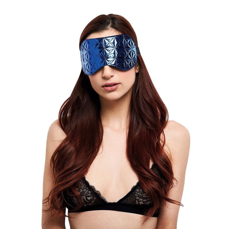 Whip Smart Diamond Blindfold in Blue > Bondage Gear > Blindfolds Main image