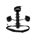 Whip Smart Diamond Body Restraint Three Piece Set Black > Bondage Gear > Restraints