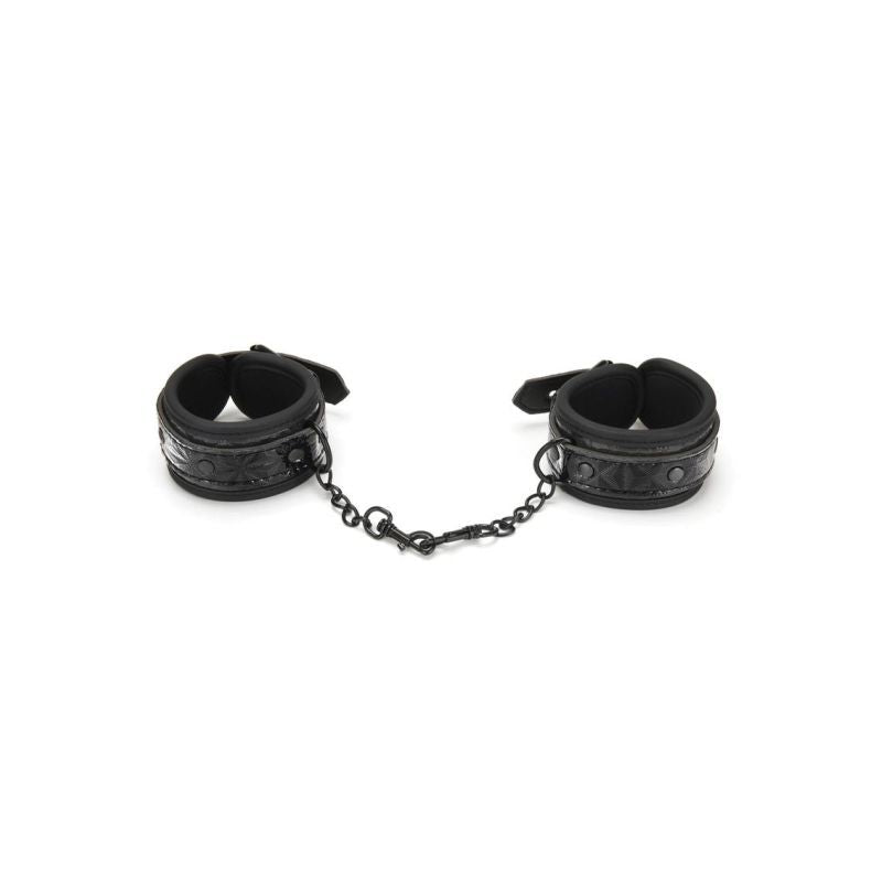 Whip Smart Diamond Handcuff Black Elegant Bondage Accessory > Bondage Gear > Restraints