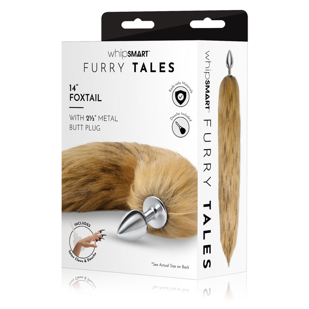 WhipSmart Furry Tales 14 Inch Brown Fox Tail Adult Accessory > Anal Range > Tail Butt Plugs Main image
