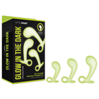 WhipSmart Glow in the Dark Three Piece Prostate Training Kit > Anal Range > Prostate Plugs