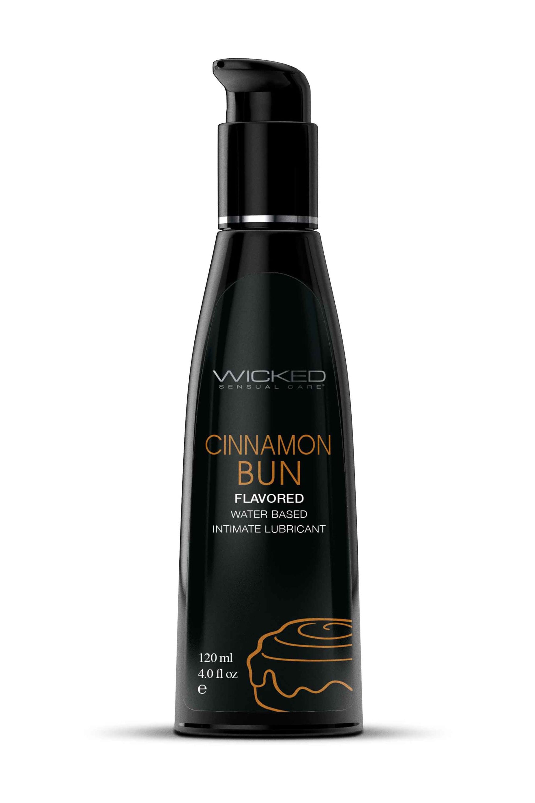 Wicked Aqua Cinnamon Bun Lubricant 120ml (4 oz) - Sweet Pleasure > Lube > Flavoured
